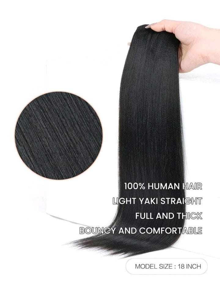 Yaki Straight Clip-in Extensions