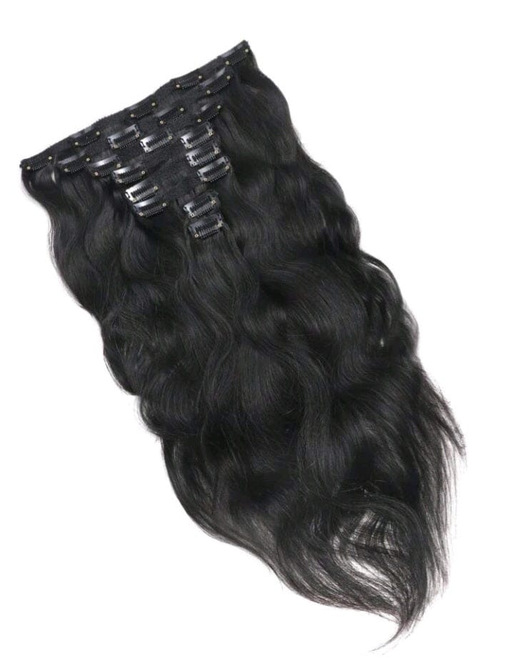 8pc Luxury Human Hair Clip-in Extension