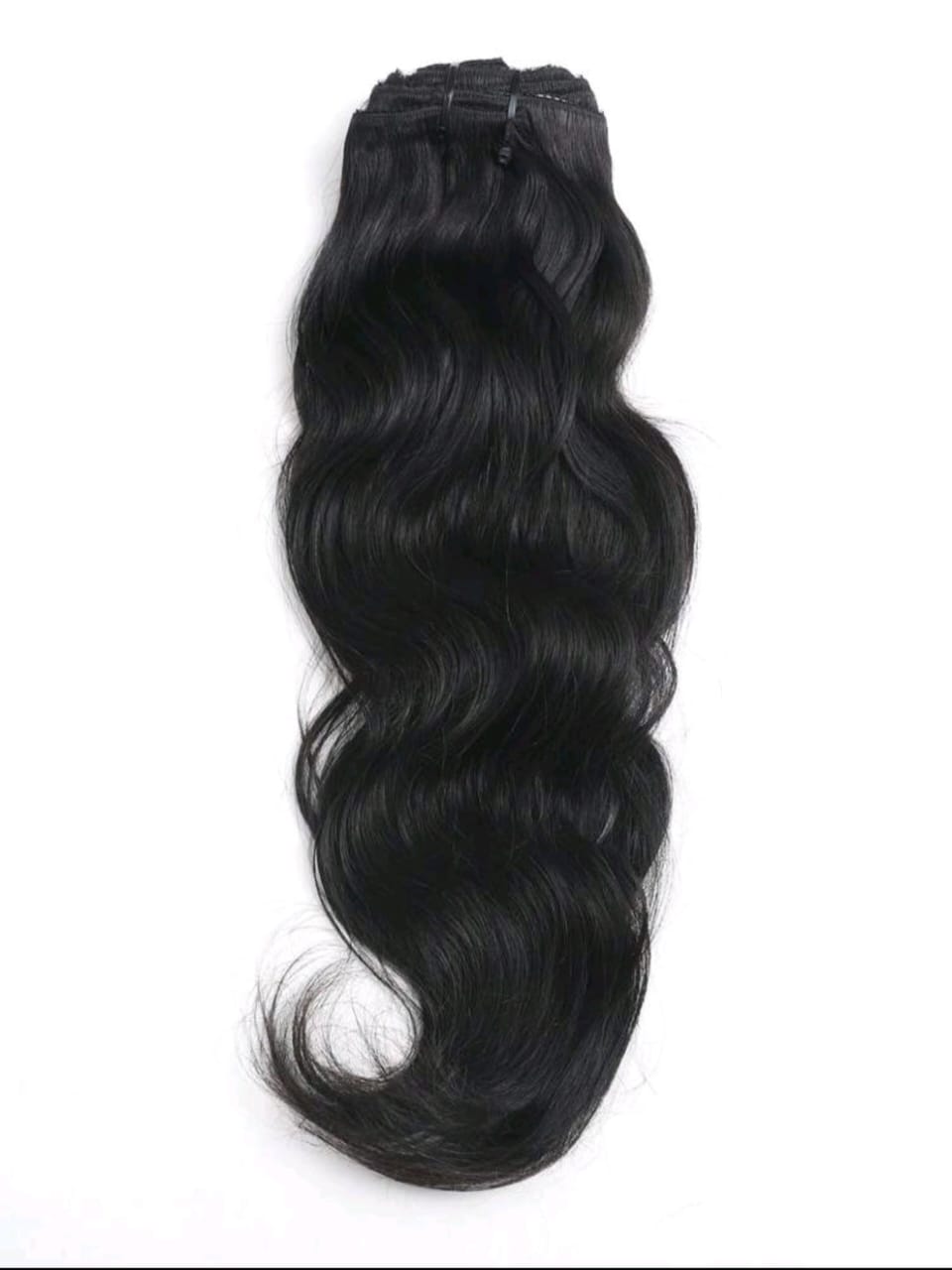 10pcs Natural Wave Clip-in Extensions