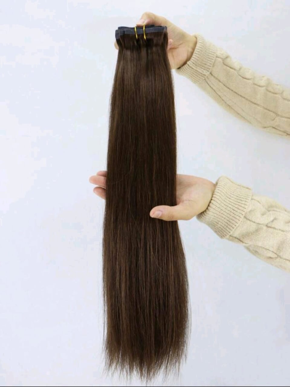 7pcs Dark Brown Clip-in Hair Extensions