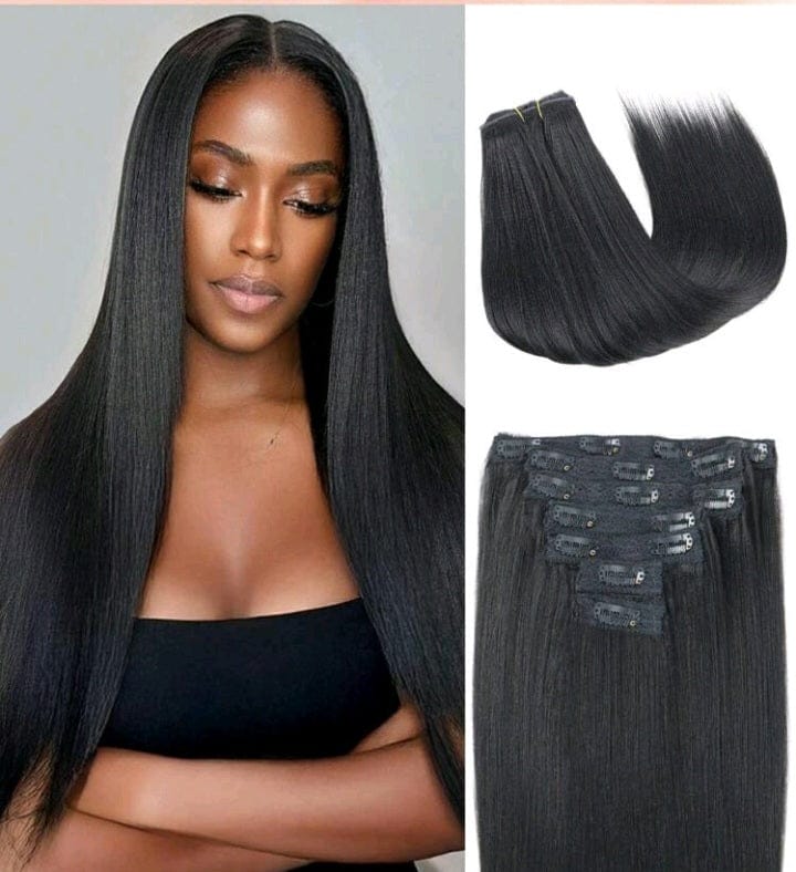 Yaki Straight Clip-in Extensions