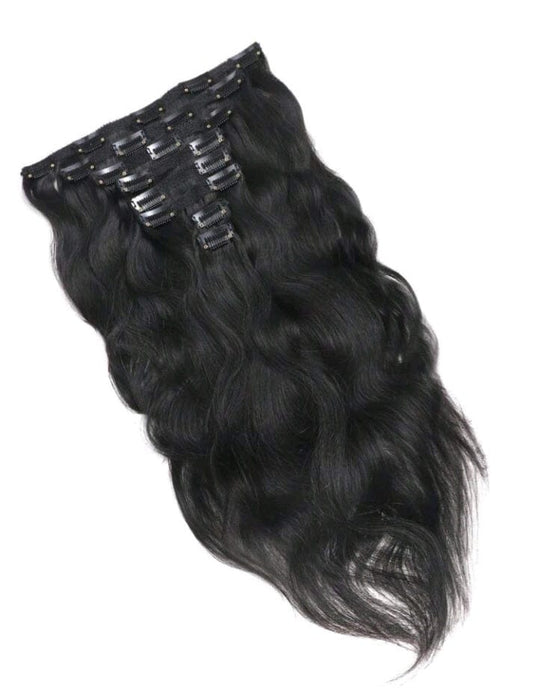 8pc Luxury Human Hair Clip-in Extension