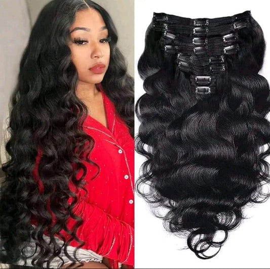 Body Wave Clip-in Hair Extensions