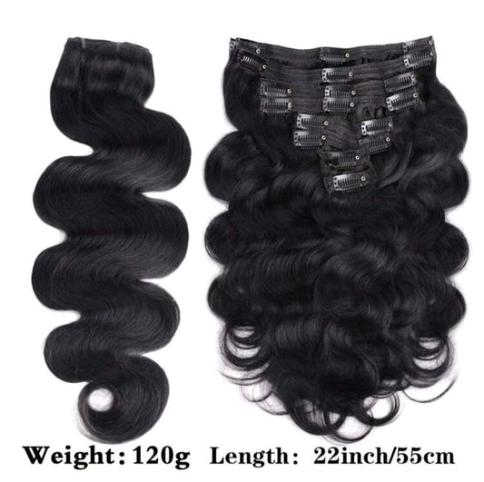 Body Wave Clip-in Hair Extensions